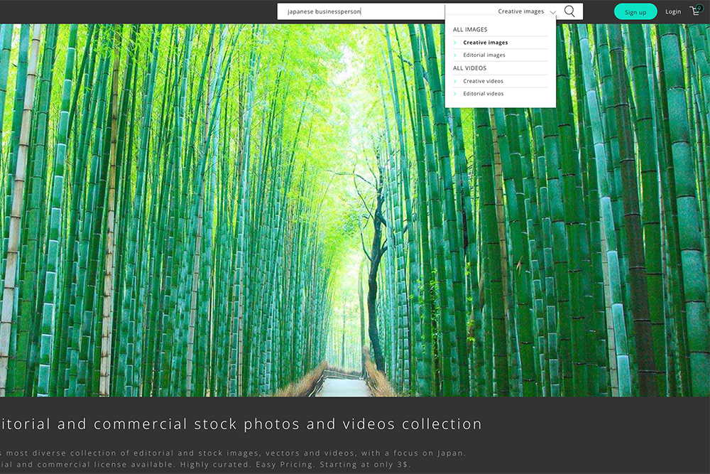 Buying stock photos